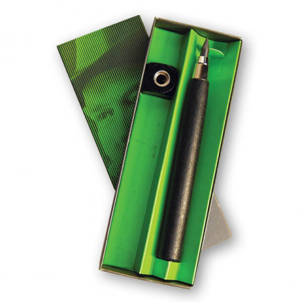 Black Stained Clutch Pencil and Sharpener