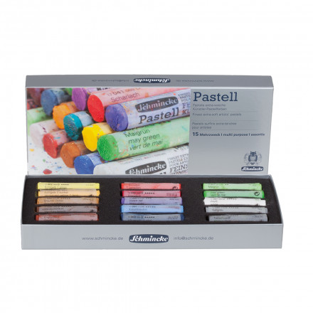 Schmincke Pastels Cardboard Set of 15 Assorted