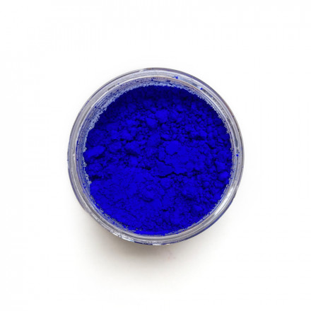 Ultramarine Blue Dark pigment in a 15ml jar.