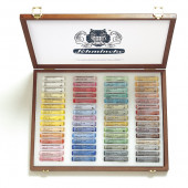 Schmincke Wooden Boxed Set of 60 pastels