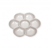 Ceramic 7 Well Flower-shaped Palette