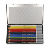 STABILO CarbOthello Pastel Pencil Set of 12 in Tin Box