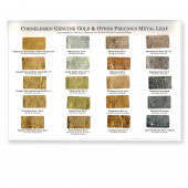 Cornelissen Gold Leaf Colour Chart - 80 and 85