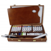 Norma Wooden Set 15 x 35ml tubes, 1 x 120ml white and accessories 