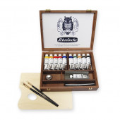 Norma Wooden Set 11 x 35ml tubes, 2 brushes and accessories